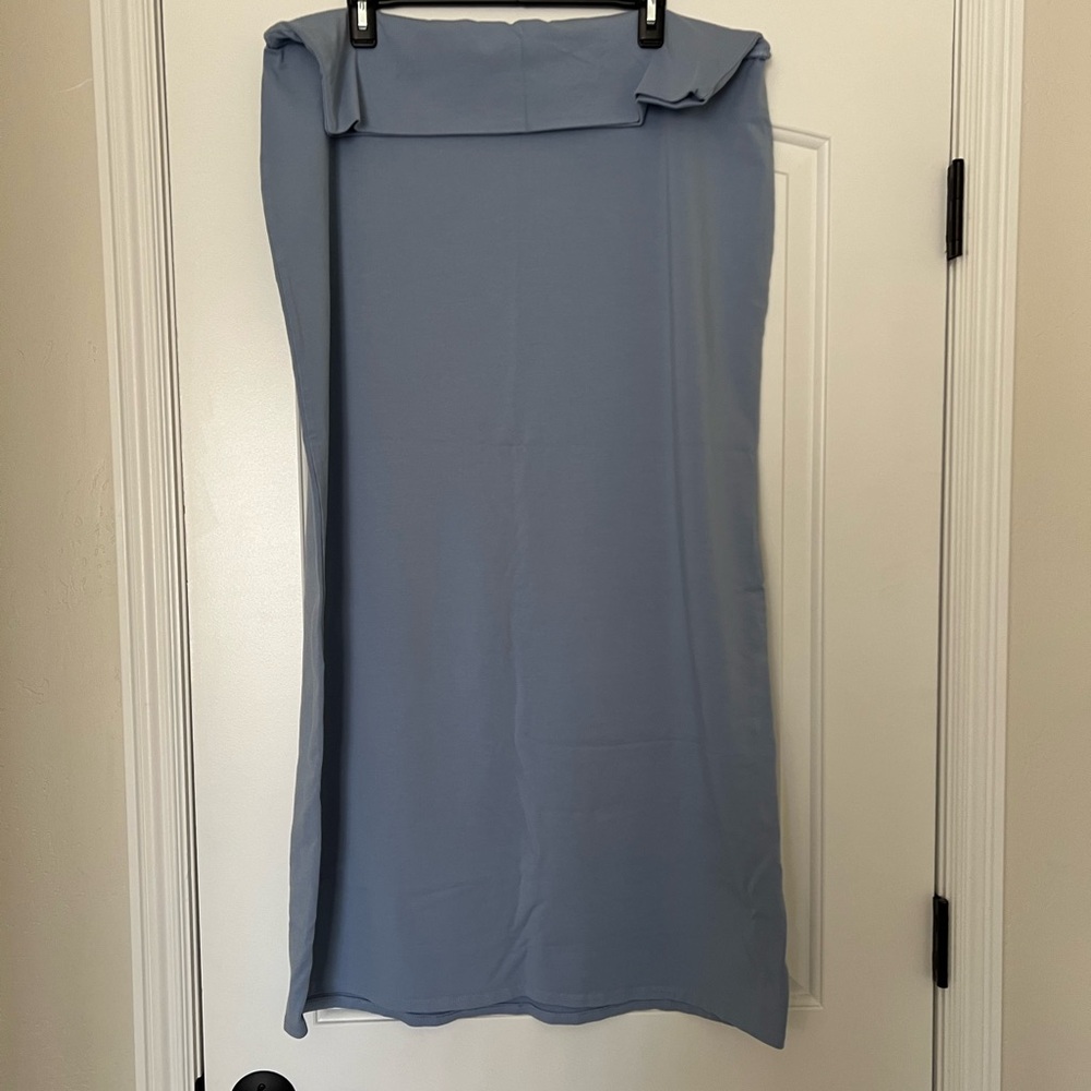 Aerie periwinkle/blue fold over maxi skirt. XL